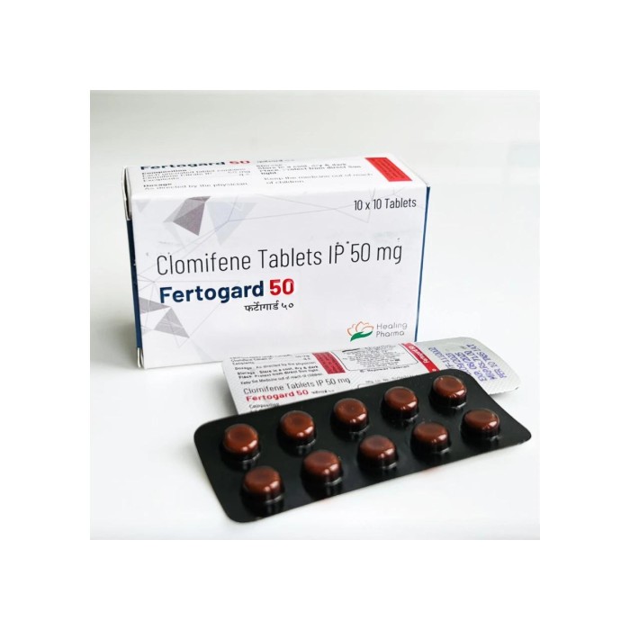 Кломид (Фертогард-50 10 таб.) (Хилинг Фарма) Clomifene FERTOGARD-50 10 tab (Healing Pharma) 