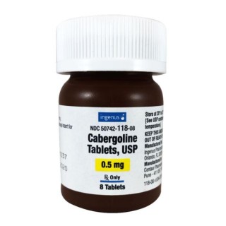 Каберголин Таблетки ЮСП Ингеус Фармацевтикалс 0,5 мг (Cabergoline Tablets USP 0,5 mg Ingenus Pharmaceuticals)