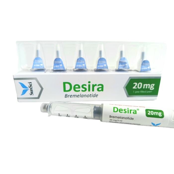 Дезайр 20 мг (Desira Pen Bremelanotide РТ-141 SunSci Pharmaceutical)