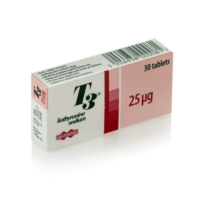 Т3 Греция Юни-Фарма 25 мкг (T3 Greece 25 mcg Uni-Pharma)