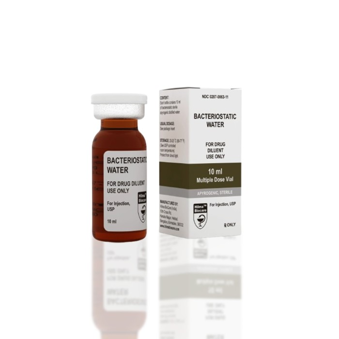 Бактерицидна вода Хілма Біокейр 10 мл (Bacteriostatic Water Hilma Biocare)