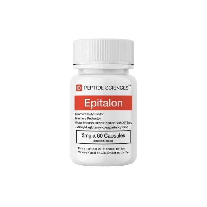 Эпитанол  (Теломер Ленс) 3мг Пептид Саенс (Epitalon (Telomere Length) PeptideSciences)
