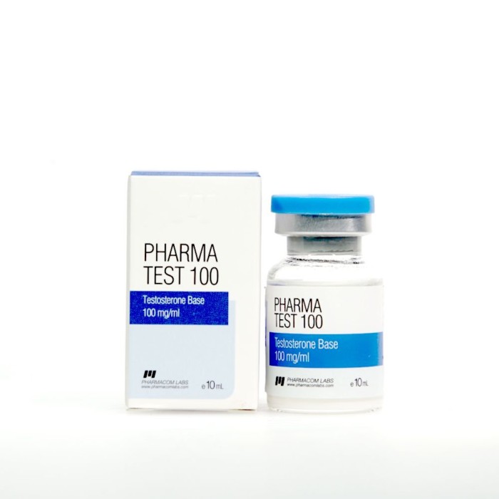 Фарма Тест 100 (Тест бейз) Фармаком Лабс 10 мл по 100 мг (Pharma Test (Base) Pharmacom Labs)