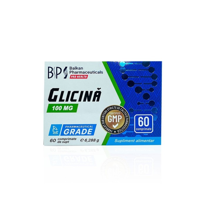 Глицин Балкан 100 мг - Glicina 100 mg Balkan Pharmaceutical