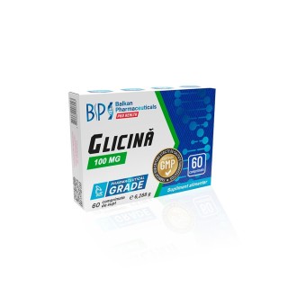 Глицин Балкан 100 мг - Glicina 100 mg Balkan Pharmaceutical