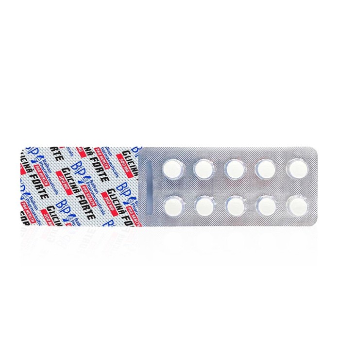 Глицин Форте Балкан 300 мг - Glicina Forte 300 mg Balkan Pharmaceuticals