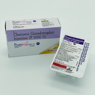 Гонадотропин хорионический инъекция Puretrig 5000 МЕ (Chorionic Gonadotropin Injection IP Puretrig)