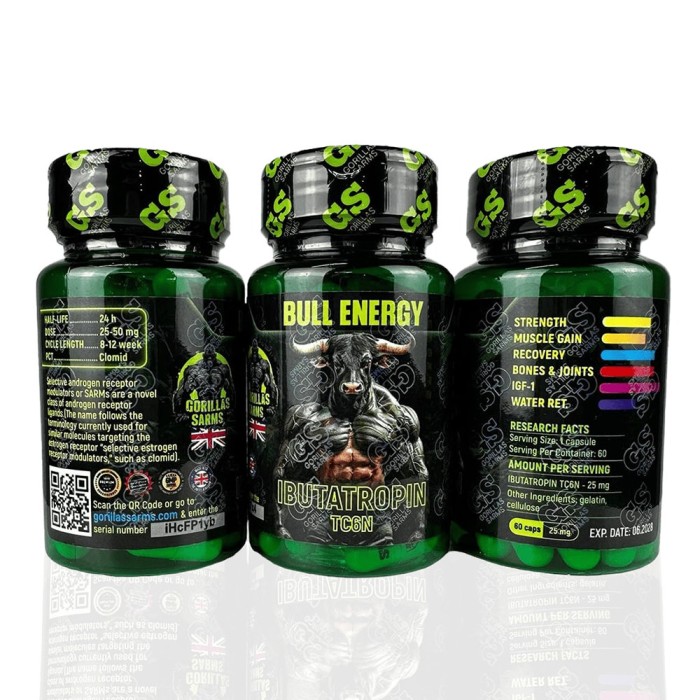 Ибутатропин (TC6N) Гориллас Сармс 25 мг (Ibutatropin (TC6N) Gorillas Sarms)