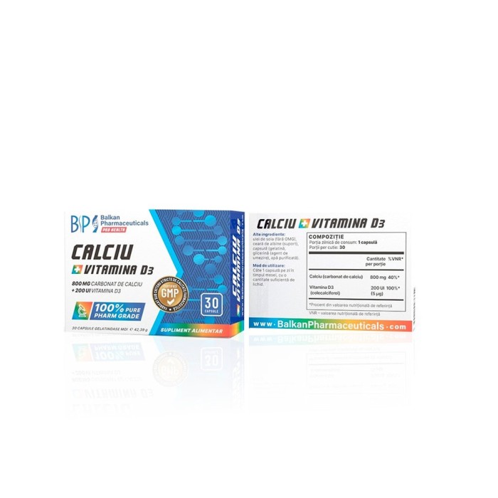 Кальцій + Вітамін D3 Балкан - Calcium + Vitamin D3 Balkan Pharmaceuticals