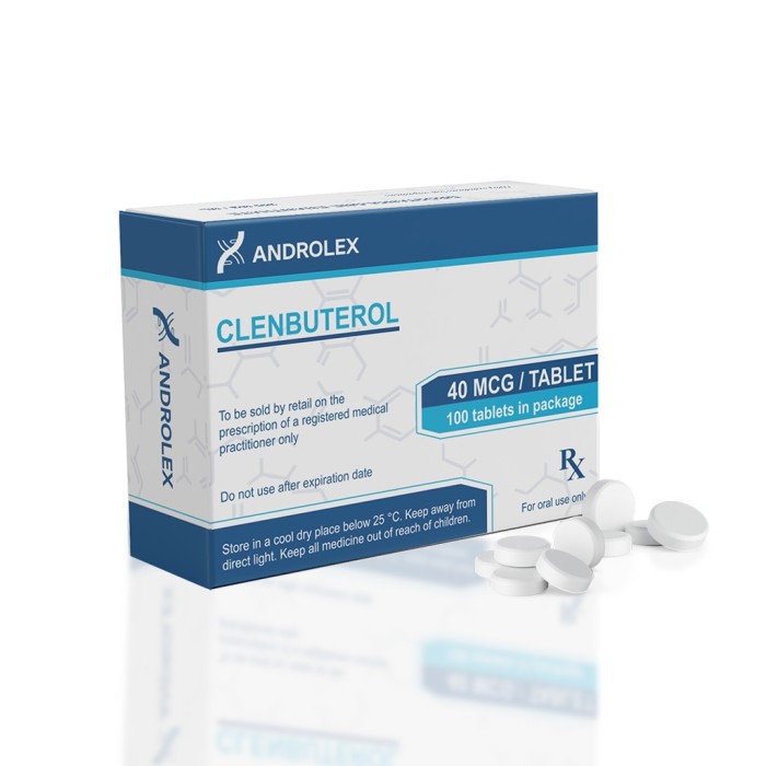 Кленбутерол Андролекс 40 мкг (Clenbuterol Androlex)