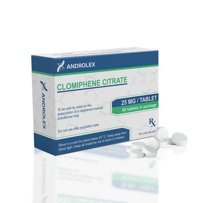 Кломіфен цитрат Андролекс 25 мг (Clomiphene Citrate Androlex)