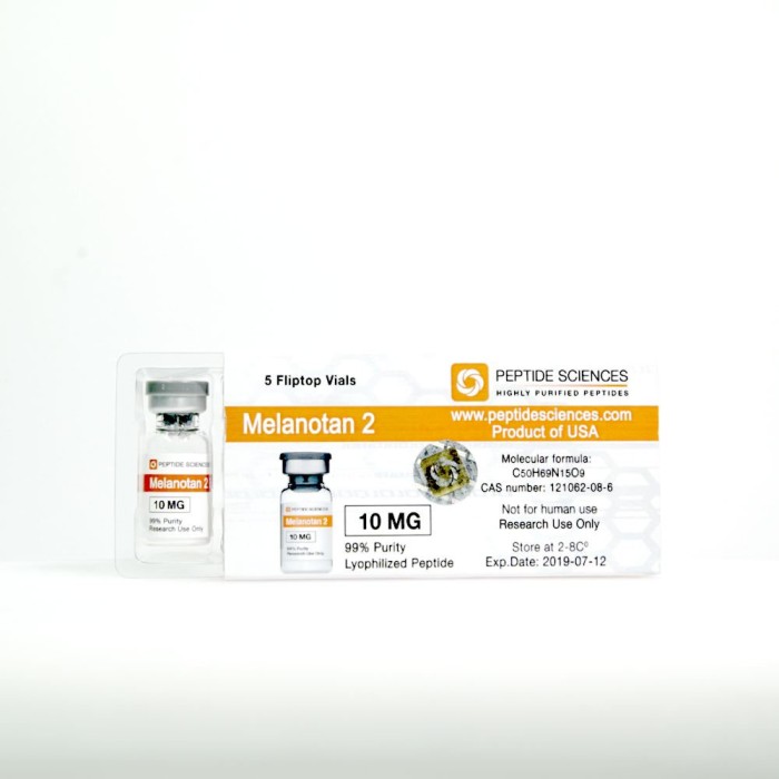 Меланотан 2 Пептид Саєнс 10 мг (Melanotan 2 Peptide Sciences)