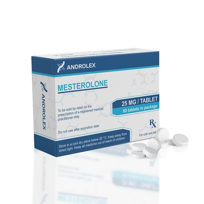 Местеролон Андролекс 25 мг (Mesterolone Androlex)