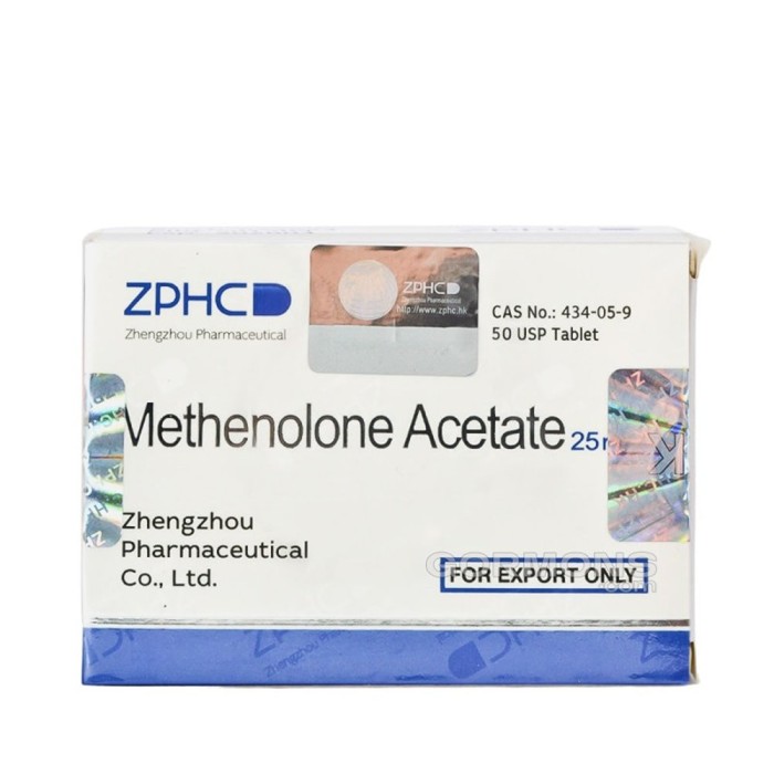 Метенолон Ацетат Чженчжоу Фарм 25 мг (Methenolone Acetate Zhengzhou Pharmaceutical Co. Ltd)
