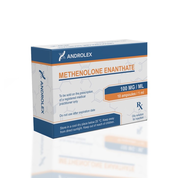 Метенолон Енантат Андролекс 100 мг (Methenolone Enanthate Androlex)