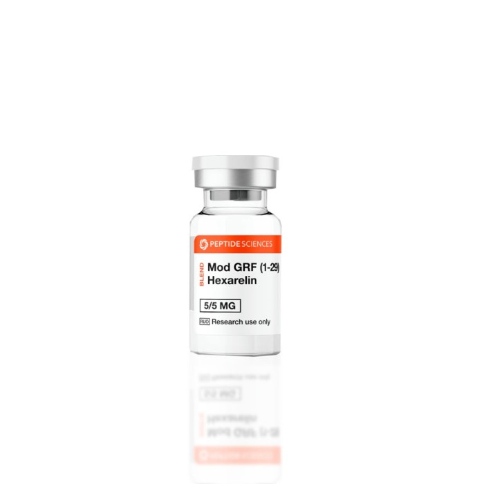 Мод ГРФ, Гексарелін Пептид Саенс 10 мг (Mod GRF, Hexarelin 10 mg Peptide Sciences)