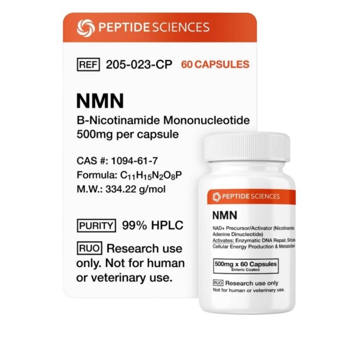 НМН  Пептид Саенс 500мг (NMN  PeptideSciences)