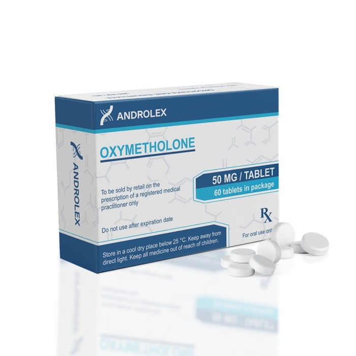 Оксиметолон Андролекс 50 мг (Oxymetholone Androlex)