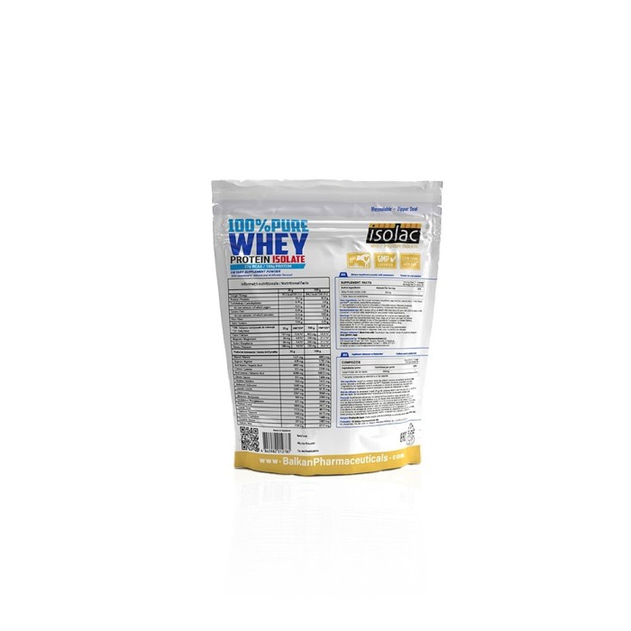 Протеин Изолят Шоколад Балкан 800 г - Whey (Protein) ISOLATE Chocolate 800 g Balkan Pharmaceuticals