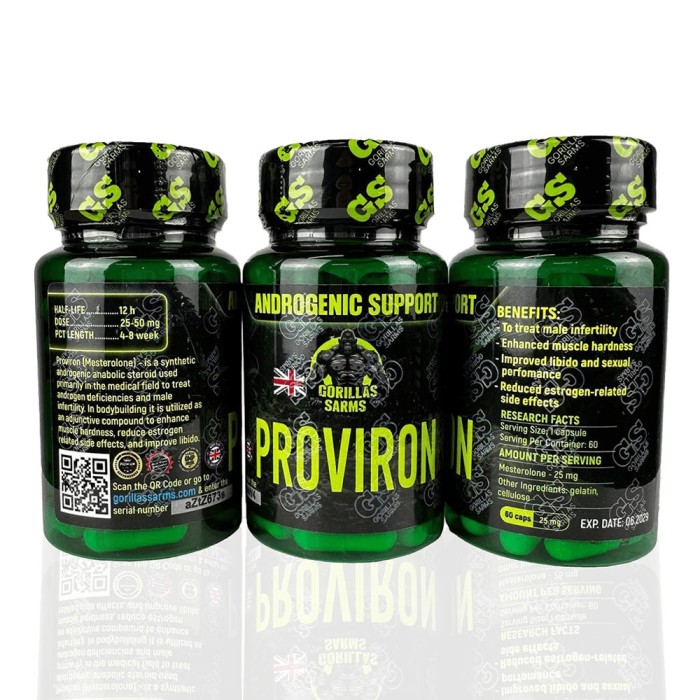 Провірон Горіллас Сармс 25 мг (Proviron Gorillas Sarms)