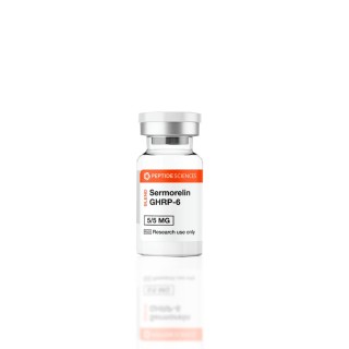 Серморелін, ГХРП6 Пептид Саенс 10 мг (Sermorelin, GHRP6 10 mg Peptide Sciences)