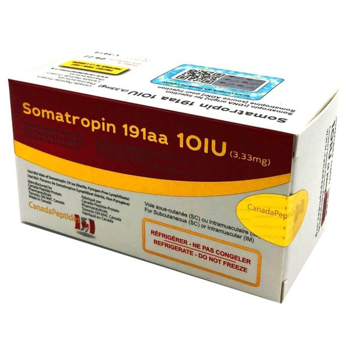 Соматропин 191аа Канада Пептидс (Somatropin Canada Peptides)