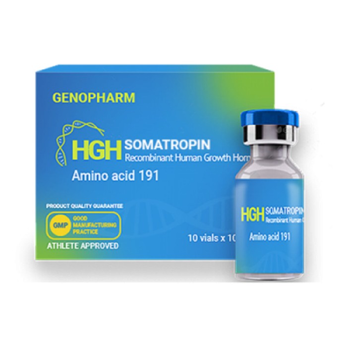 Соматропін Аміно 191 Генофарм 10 МО (HGH Somatropin Amino acid 191 Genopharm)