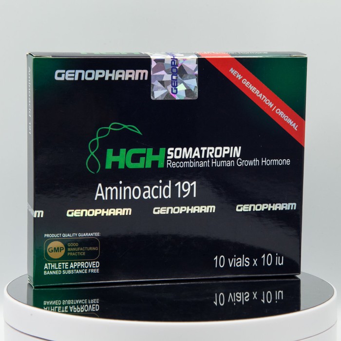 Соматропін Аміно 191 Генофарм 10 МО (HGH Somatropin Amino acid 191 Genopharm)