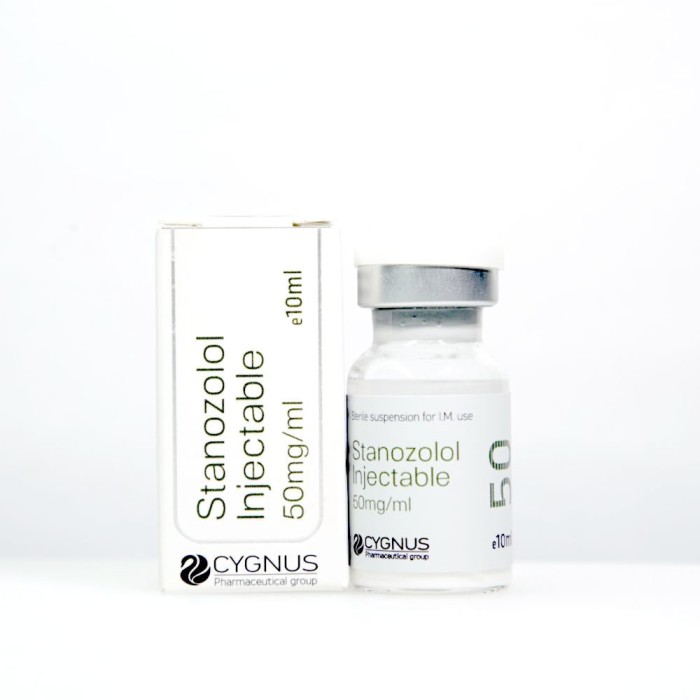 Станозолол ін'єкційний Цигнус фарма 10 мл по 50 мг (Stanozolol Injectable Cygnus)