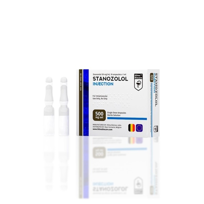 Станозолол інʼєкційний Хілма Біокейр 50 мг (Stanozolol Injection Hilma Biocare)