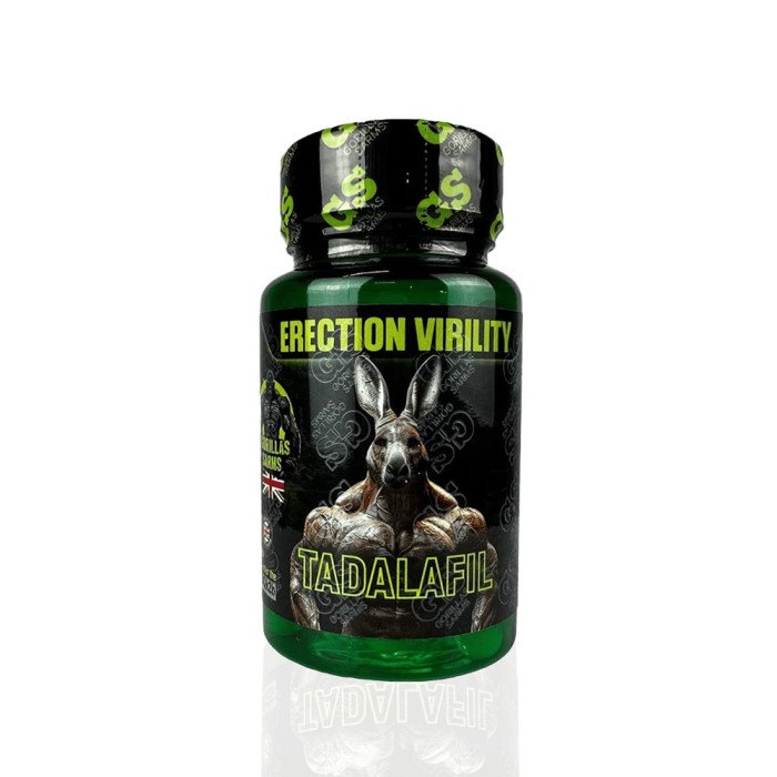 Тадалафіл Горіллас Сармс 20 мг (Tadalafil 20 mg Gorillas Sarms)