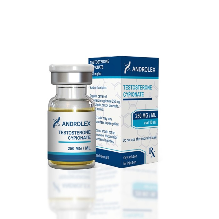 Тестостерон Ципіонат Андролекс 250 мг (Testosterone Cypionate Androlex)