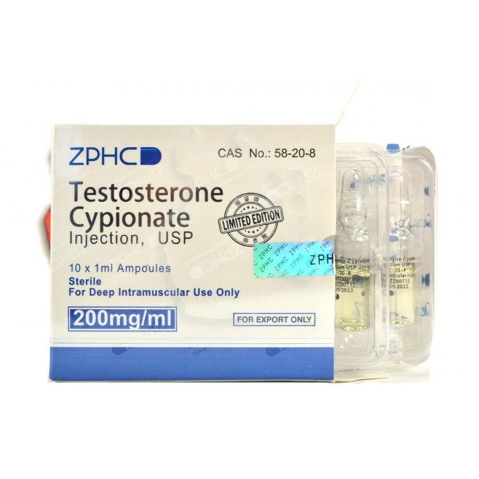 Тестостерон Ципіонат Чженчжоу Фарм 250 мг (Testosterone cypionate Zhengzhou Pharmaceutical Co. Ltd)
