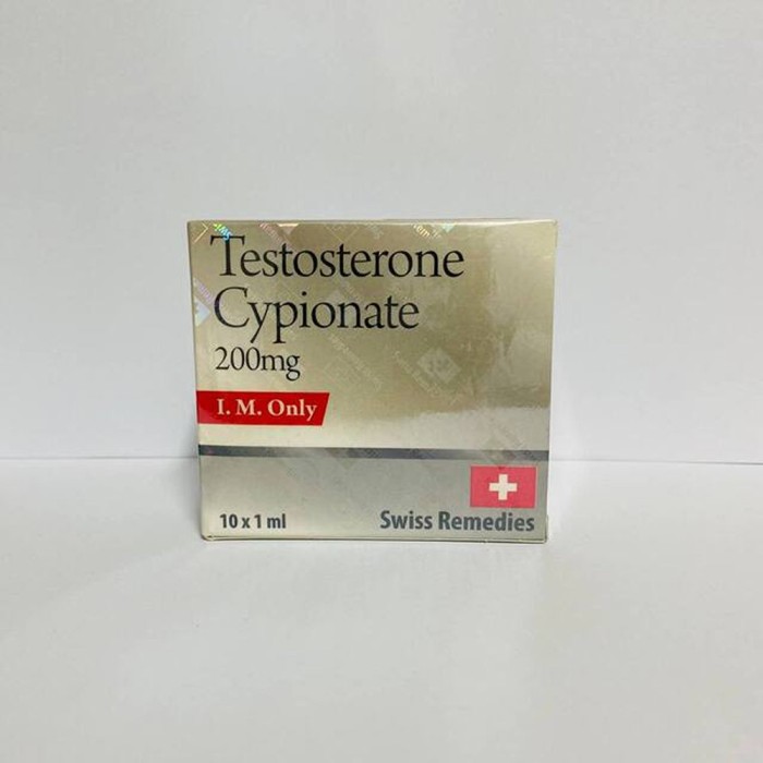 Тестостерон Ципіонат Свіс Ремедіес 1 мл/200 мг (Testosterone Cypionate 200 mg Swiss Remedies)