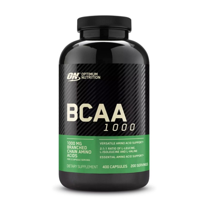 Optimum Nutrition BCAA 1000 (400 капсул)