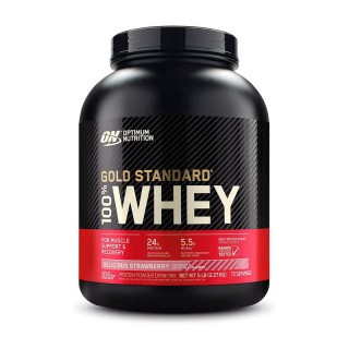 Optimum Nutrition 100% Whey Gold Standard (2,3 кг, полуниця та вершки)