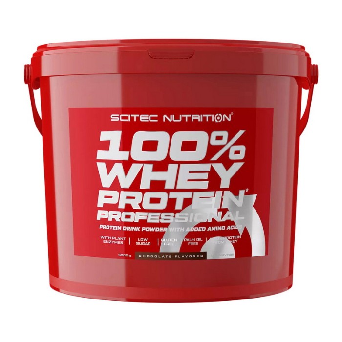 Scitec Nutrition 100% Whey Protein Professional (5 кг, клубника)