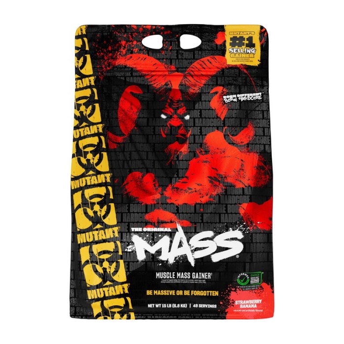 Mutant Mutant Mass (6,8 кг, клубнично-банановый крем)