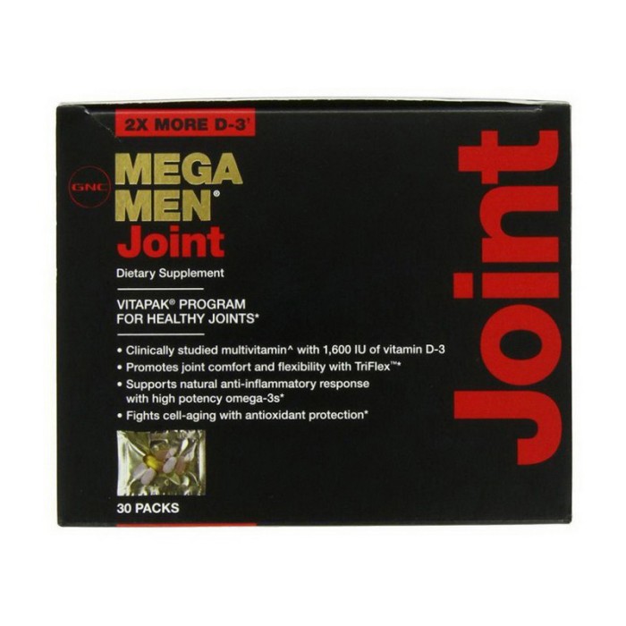 GNC Mega Men Joint Vitapak (30 упаковок)