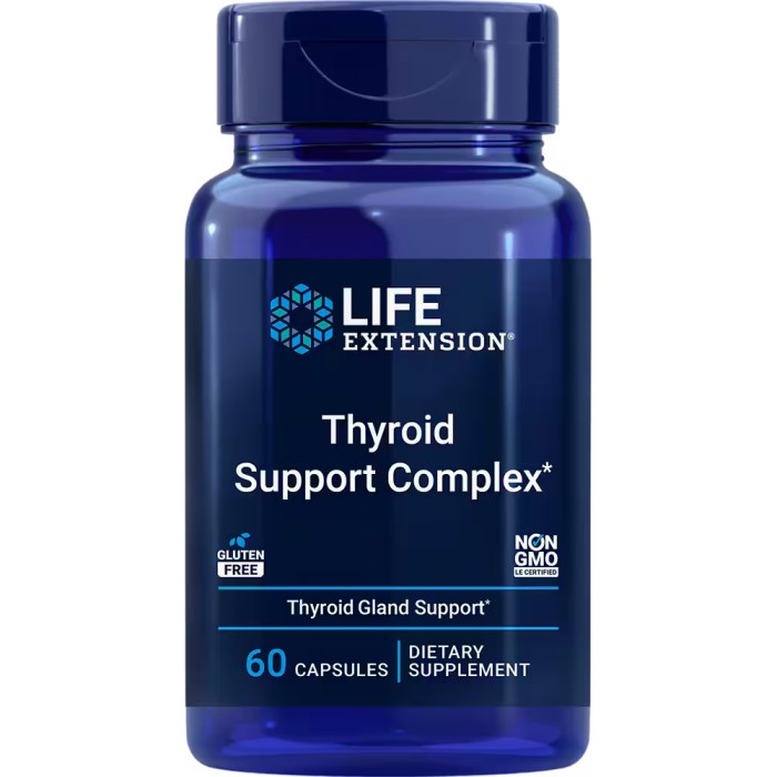 Натуральная добавка Life Extension Thyroid Support Complex, 60 капсул