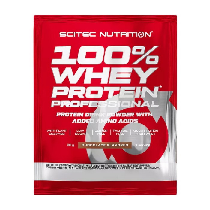 Scitec Nutrition 100% Whey Protein Professional (30 г, йогурт-персик)