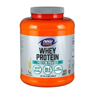 NOW Whey Protein (2,7 kg, natural vanilla)