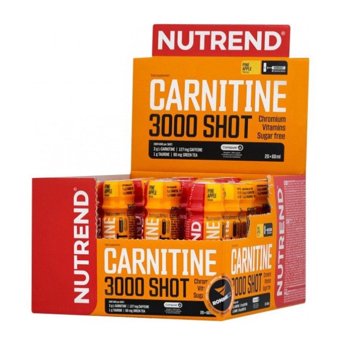 Nutrend Carnitine 3000 Shot (20*60 мл, полуниця)