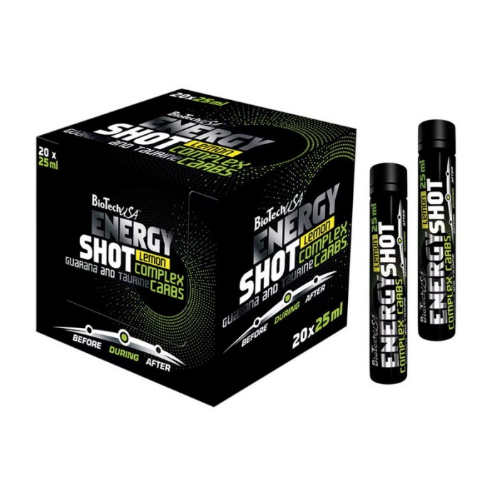 BioTech Energy Shot (20 * 25 ml, lemon)