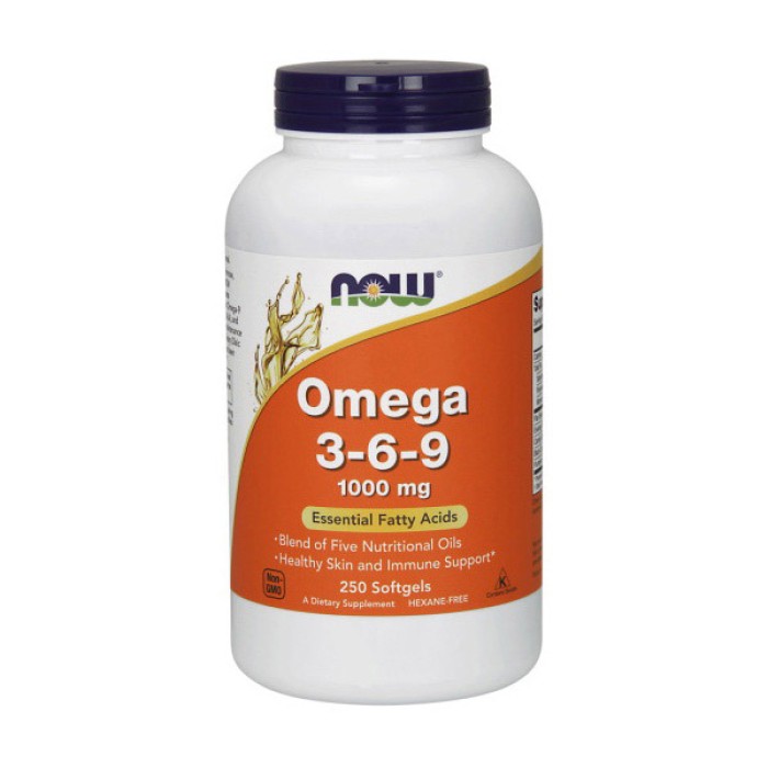 NOW Omega 3-6-9 (250 м'яких капсул)
