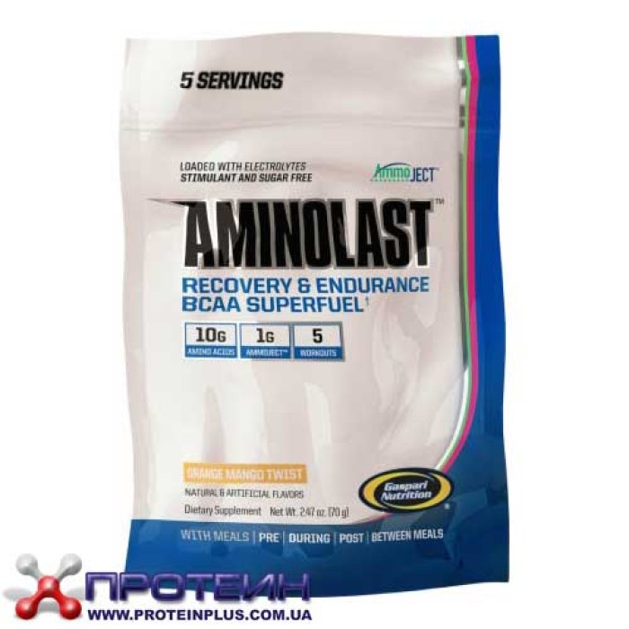 Gaspari Nutrition Aminolast (70 г, лимонний лід)