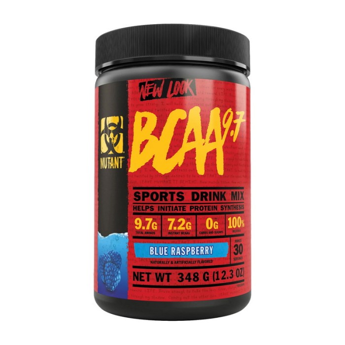 Mutant Mutant BCAA 9.7 (348 г, блакитна малина)