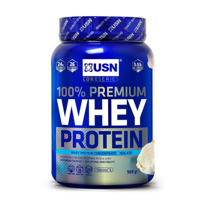USN 100% Premium Whey Protein (908 г, ванильный)