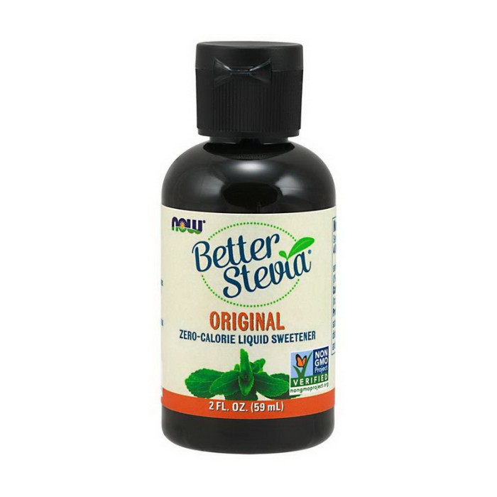 NOW Better Stevia без калорій (60 мл, англійський ірис)