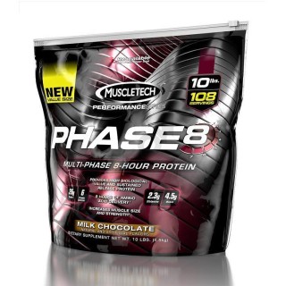 MuscleTech Phase 8 (4,5 кг, молочний шоколад)